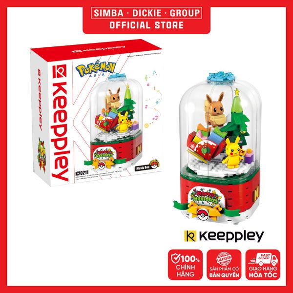  Đồ Chơi Lắp Ráp KEEPPLEY Pokemon Music Box Building Blocks K20211 
