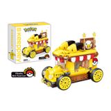  Đồ Chơi Lắp Ráp KEEPPLEY Pokemon Pikachu Mini Food Cart K20213 Building Block 