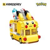  Đồ Chơi Lắp Ráp KEEPPLEY Pokemon - Pikachu Poké Ball Car K20214 Building Block 
