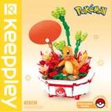 Đồ Chơi Lắp Ráp KEEPPLEY Pokemon Bonsai Series Charmander K20218 