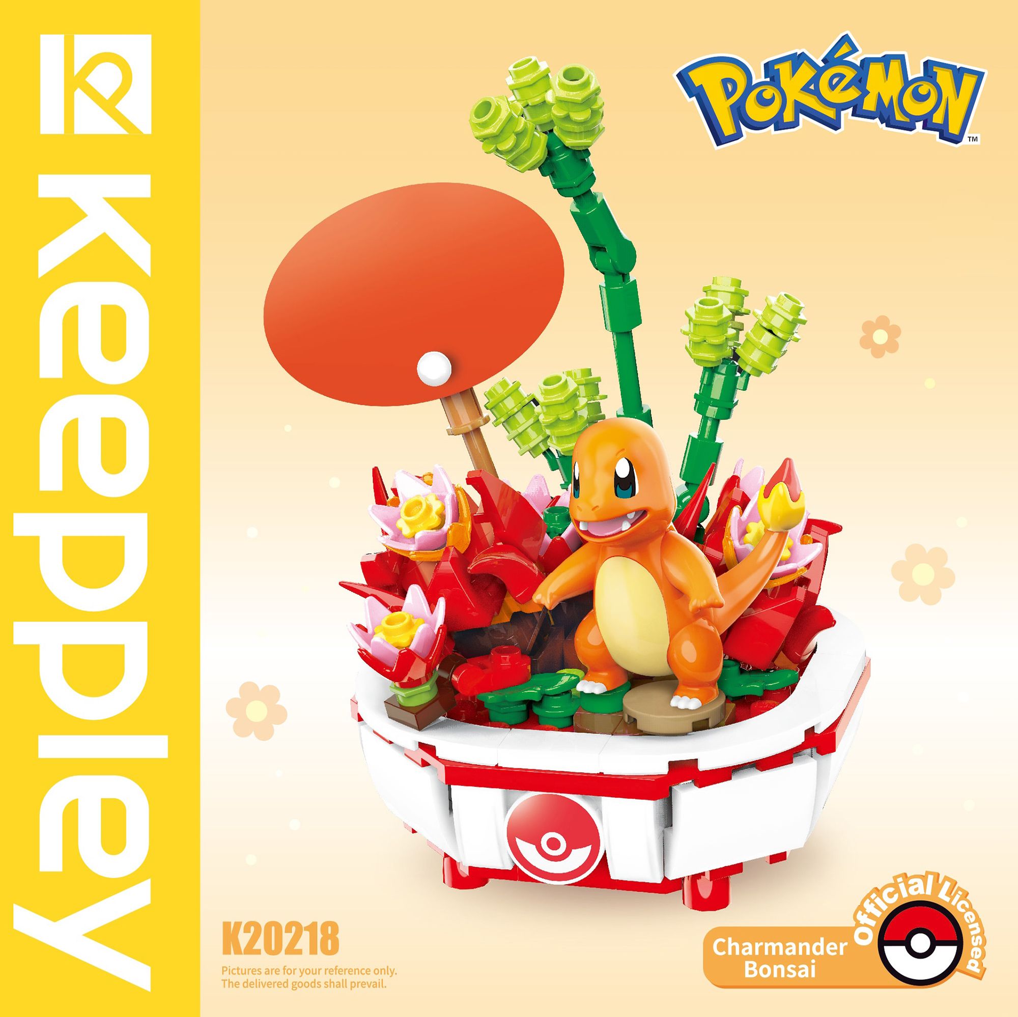  Đồ Chơi Lắp Ráp KEEPPLEY Pokemon Bonsai Series Charmander K20218 