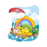  Đồ Chơi Lắp Ráp KEEPPLEY Pokemon - Have a Sunbathing K20222 Building Block 