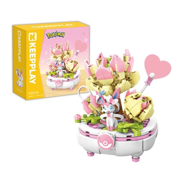  Đồ Chơi Lắp Ráp KEEPPLAY Pokemon Bonsai Series SYLVEON K20239 Building Block - Simba Toys Vietnam 