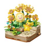  Đồ Chơi Lắp Ráp KEEPPLAY Pokemon Golden Flower Field PIKACHU & SUNFLORA K20245 Building Block - Simba Toys Vietnam 