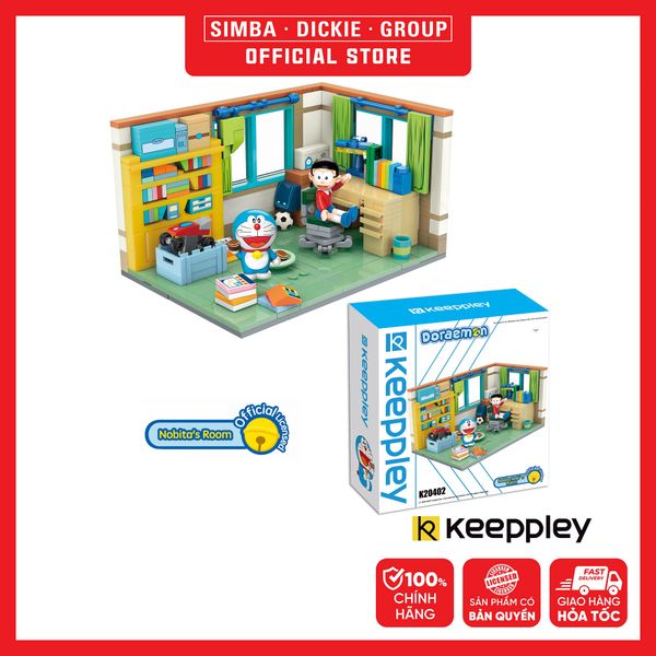  Đồ Chơi Lắp Ráp KEEPPLEY Doraemon Nobita Nobi's Room K20402 