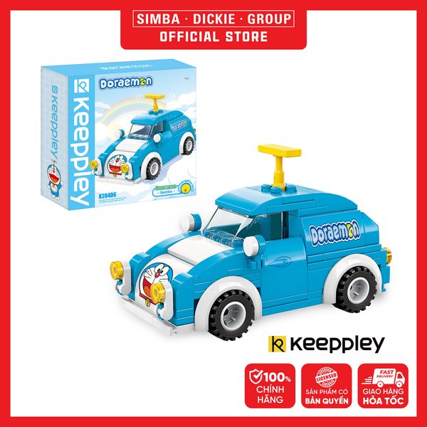  Đồ Chơi Lắp Ráp KEEPPLEY Doraemon Mini Car Beetle K20406 