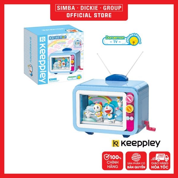  Đồ Chơi Lắp Ráp KEEPPLEY Doraemon Music TV K20408 - Tivi Phát Nhạc Building Block 