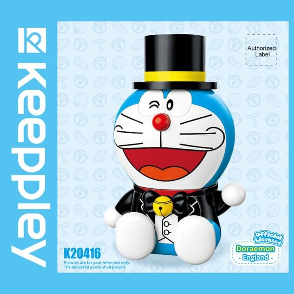  Đồ Chơi Lắp Ráp KEEPPLEY Doraemon England K20416 Building Block 