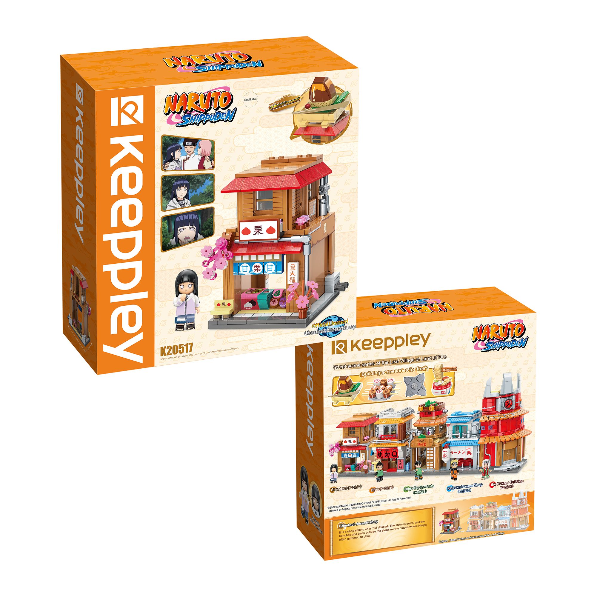  Đồ Chơi Lắp Ráp KEEPPLEY Naruto Chestnut Dessert Shop K20517 