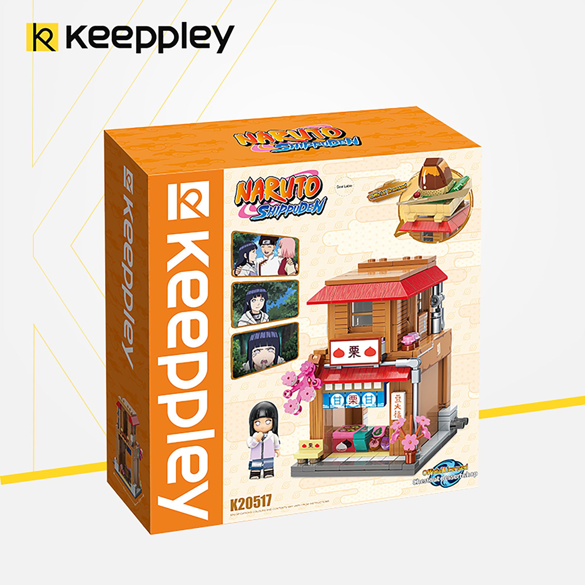  Đồ Chơi Lắp Ráp KEEPPLEY Naruto Chestnut Dessert Shop K20517 