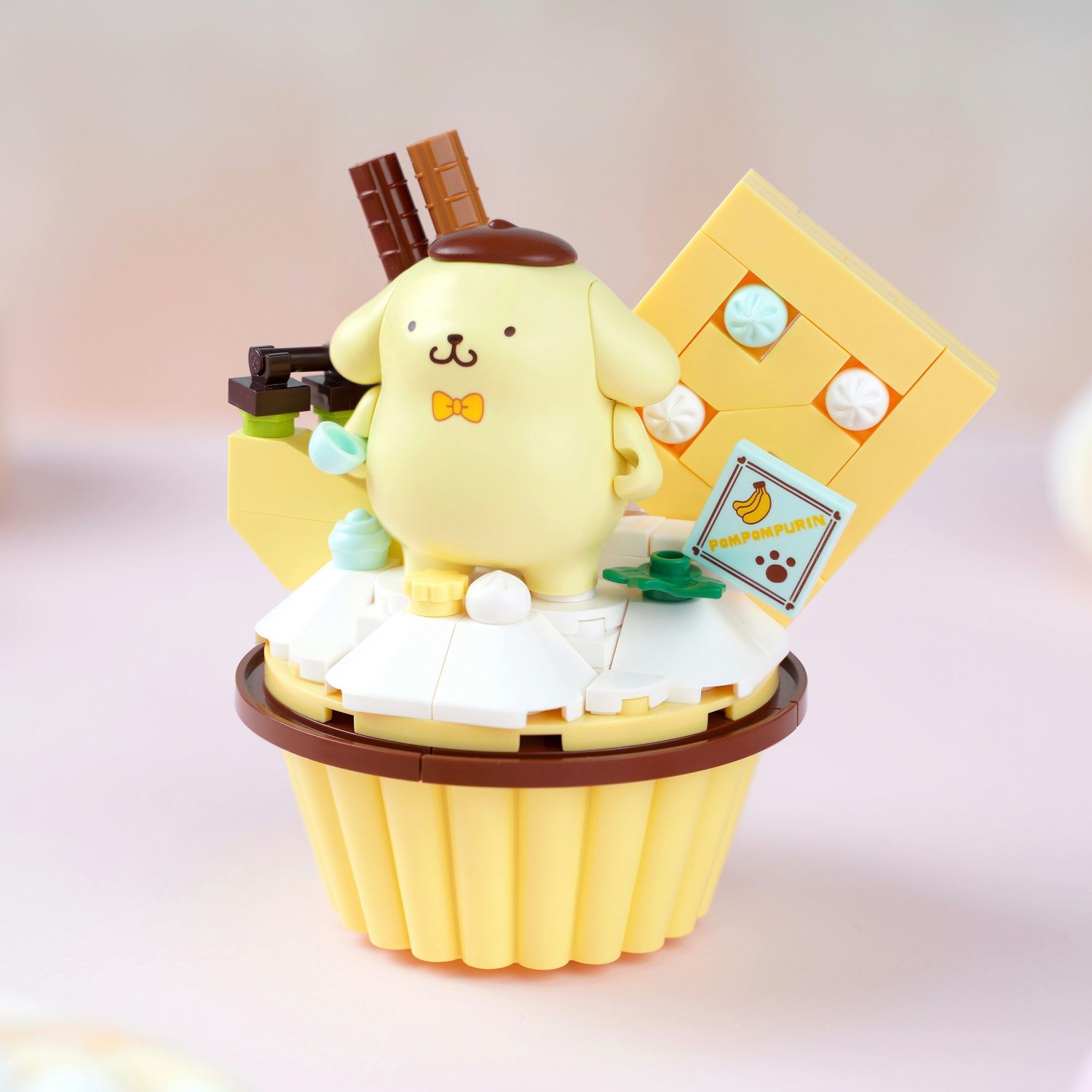  Đồ Chơi Lắp Ráp KEEPPLEY Sanrio Cupcake-Pompompurin K20816 
