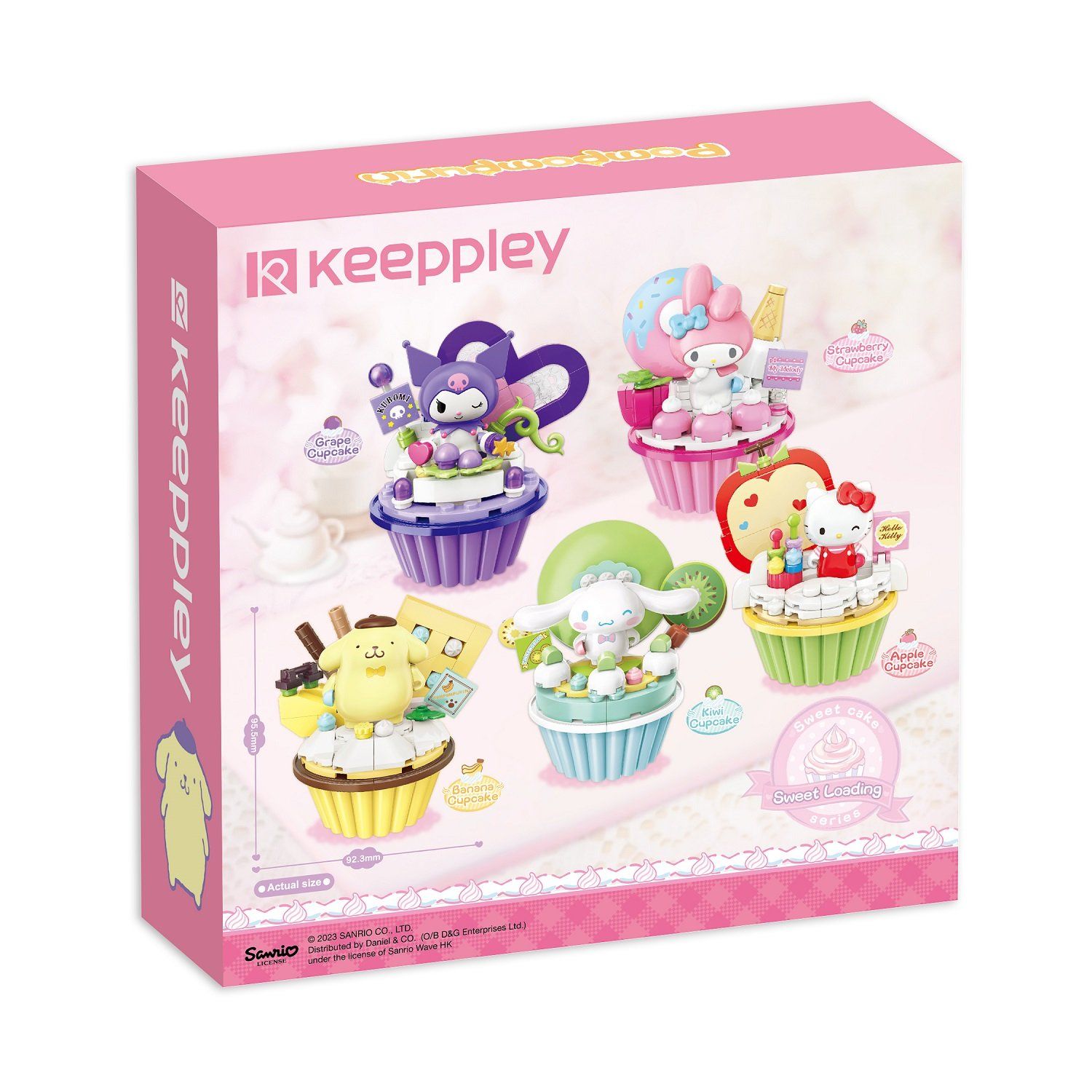  Đồ Chơi Lắp Ráp KEEPPLEY Sanrio Cupcake-Pompompurin K20816 