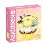  Đồ Chơi Lắp Ráp KEEPPLEY Sanrio Cupcake-Pompompurin K20816 