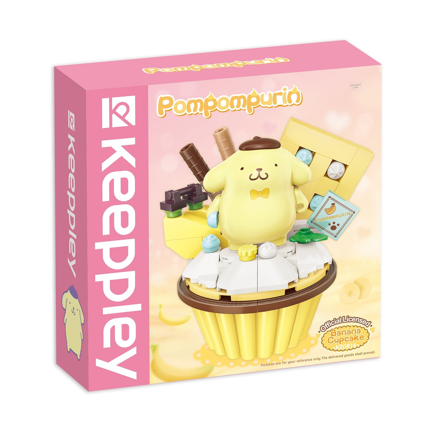  Đồ Chơi Lắp Ráp KEEPPLEY Sanrio Cupcake-Pompompurin K20816 