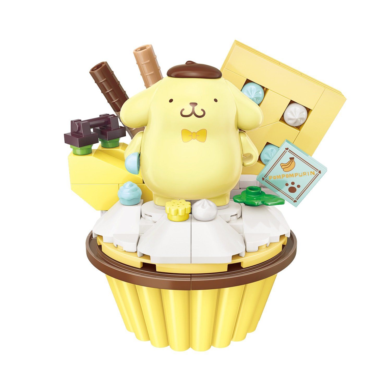  Đồ Chơi Lắp Ráp KEEPPLEY Sanrio Cupcake-Pompompurin K20816 