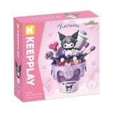  Đồ Chơi Lắp Ráp KEEPPLAY Sanrio Ice Cream Cone KUROMI K20845 Building Block - Simba Toys Vietnam 