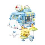  Đồ Chơi Lắp Ráp KEEPPLEY Sanrio Cinnamoroll & Pompompurin's Ice-cream Truck Building Blocks K20847 