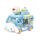  Đồ Chơi Lắp Ráp KEEPPLEY Sanrio Cinnamoroll & Pompompurin's Ice-cream Truck Building Blocks K20847 