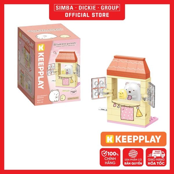  Đồ Chơi Lắp Ráp Keepplay Sumikko Shirokuma's Window K21201 - Simba Toys Vietnam 