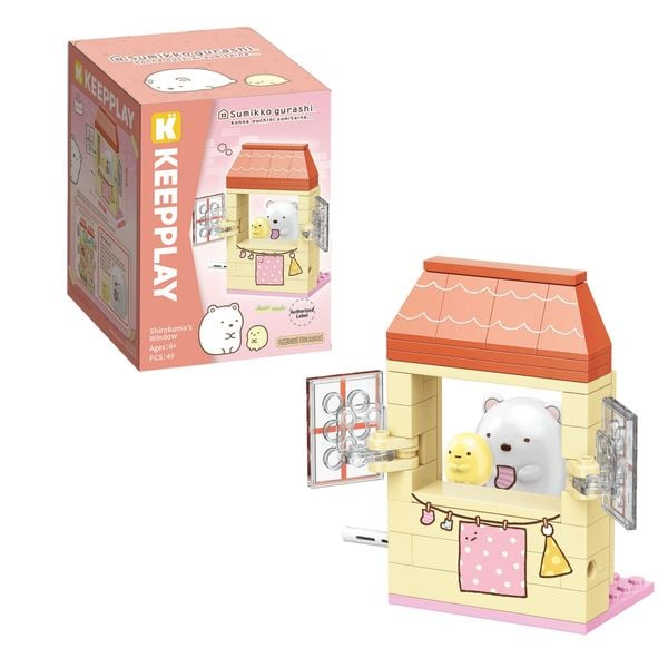 Đồ Chơi Lắp Ráp Keepplay Sumikko Shirokuma's Window K21201 - Simba Toys Vietnam 