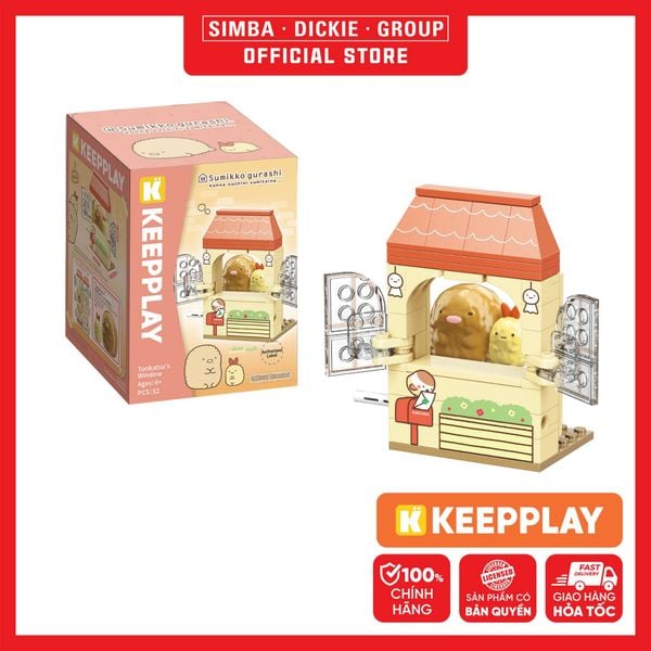  Đồ Chơi Lắp Ráp Keepplay Sumikko Tonkatsu's Window K21203 - Simba Toys Vietnam 