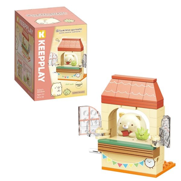  Đồ Chơi Lắp Ráp Keepplay Sumikko Neko's Window K21204 - Simba Toys Vietnam 