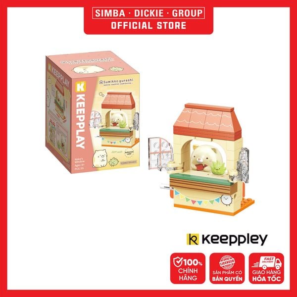  Đồ Chơi Lắp Ráp Keepplay Sumikko Neko's Window K21204 - Simba Toys Vietnam 