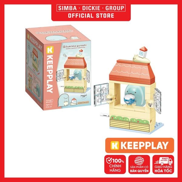  Đồ Chơi Lắp Ráp Keepplay Sumikko Tokage's Window K21205 - Simba Toys Vietnam 