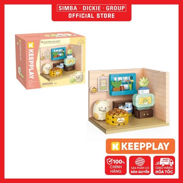  Đồ Chơi Lắp Ráp Keepplay Sumikko Neko's Comfortable Home K21210 - Simba Toys Vietnam 