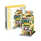  Đồ Chơi Lắp Ráp KEEPPLEY City Corner Hong Kong Style Restaurant Building Blocks K28002 