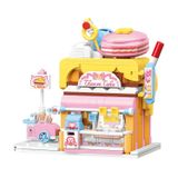  Đồ Chơi Lắp Ráp KEEPPLEY Lovely Street Red Cat Cake Shop Building Blocks K28006 