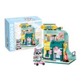  Đồ Chơi Lắp Ráp KEEPPLEY Lovely Street Husky Skate Shop Building Blocks K28009 