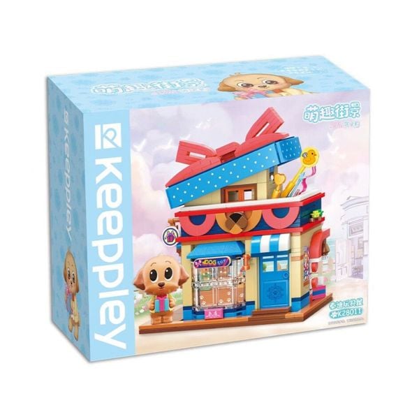  Đồ Chơi Lắp Ráp KEEPPLEY Lovely Street Poodle Toy Store Building Blocks K28011 