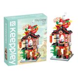  Đồ Chơi Lắp Ráp KEEPPLEY City Corner Hotpot Restaurant Building Blocks K28013 