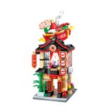  Đồ Chơi Lắp Ráp KEEPPLEY City Corner Hotpot Restaurant Building Blocks K28013 