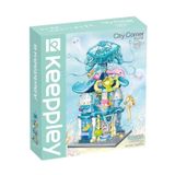  Đồ Chơi Lắp Ráp KEEPPLEY City Corner Summertime Aquarium Building Blocks K28014 