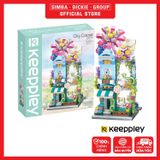  Đồ Chơi Lắp Ráp KEEPPLEY City Corner Greenness Flower Store Building Blocks K28016 