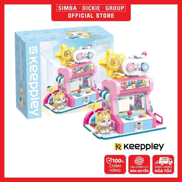  Đồ Chơi Lắp Ráp KEEPPLEY Lovely Street Orange Cat-Game House Building Blocks K28019 