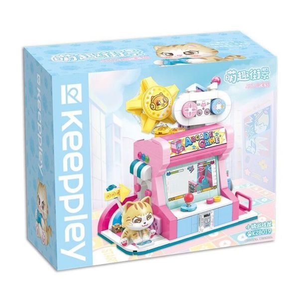  Đồ Chơi Lắp Ráp KEEPPLEY Lovely Street Orange Cat-Game House Building Blocks K28019 