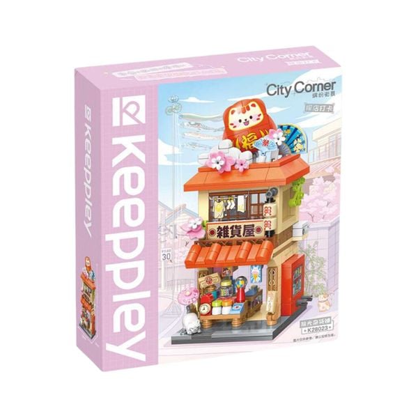  Đồ Chơi Lắp Ráp KEEPPLEY City Corner Nostalgia General Store Building Blocks K28023 