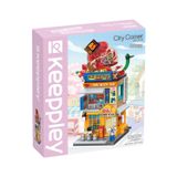  Đồ Chơi Lắp Ráp KEEPPLEY City Corner Korean Barbeque Restaurant Building Blocks K28024 