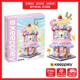  Đồ Chơi Lắp Ráp KEEPPLEY City Corner Sugary Mille-Feuille Shop Building Blocks K28027 