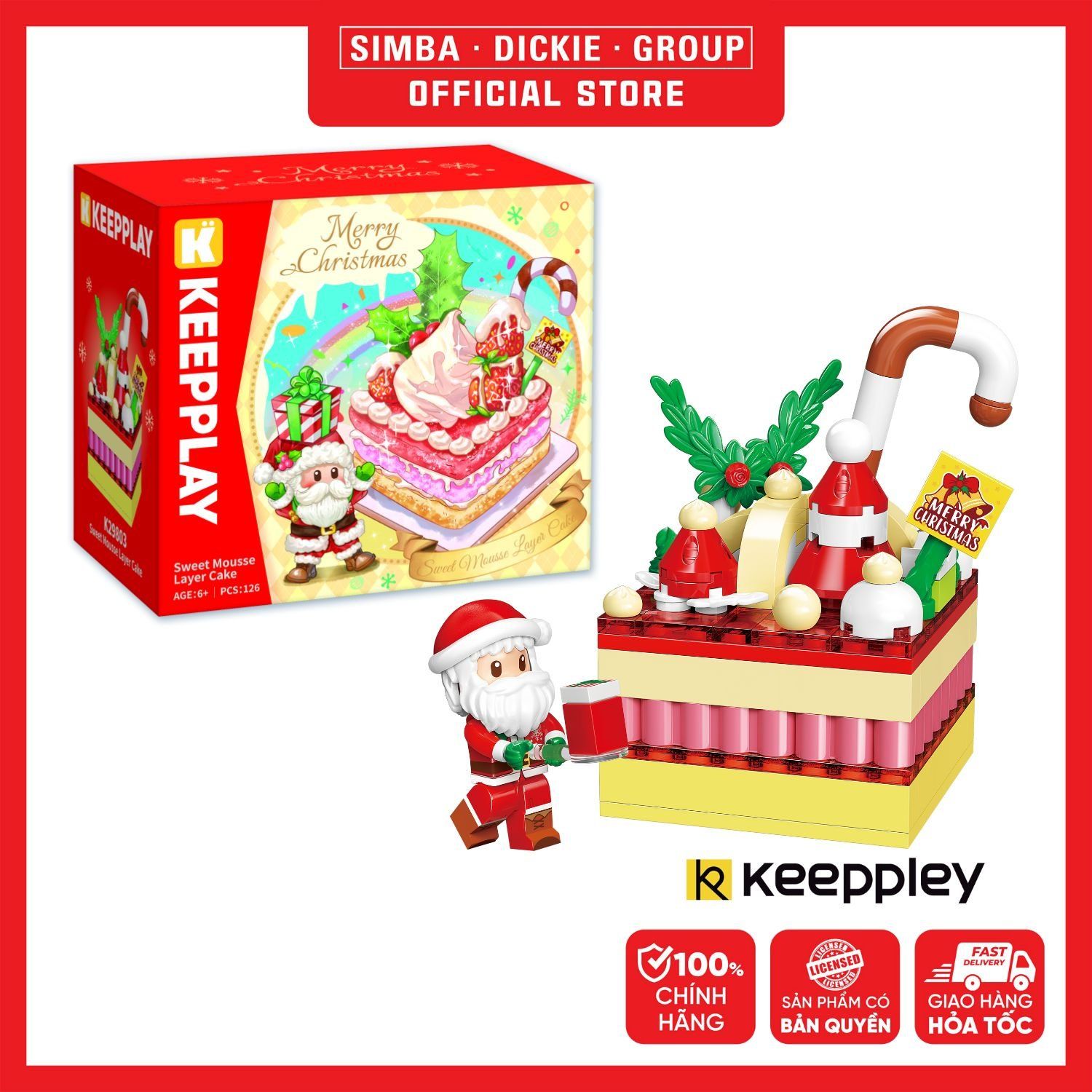  Đồ Chơi Lắp Ráp KEEPPLAY Sweet Mousse Milleuca K29803 - Simba Toys Vietnam 