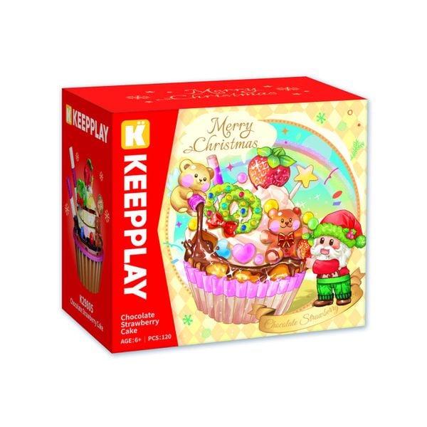  Đồ Chơi Lắp Ráp KEEPPLAY Chocolate Strawberry Cake K29805 - Simba Toys Vietnam 
