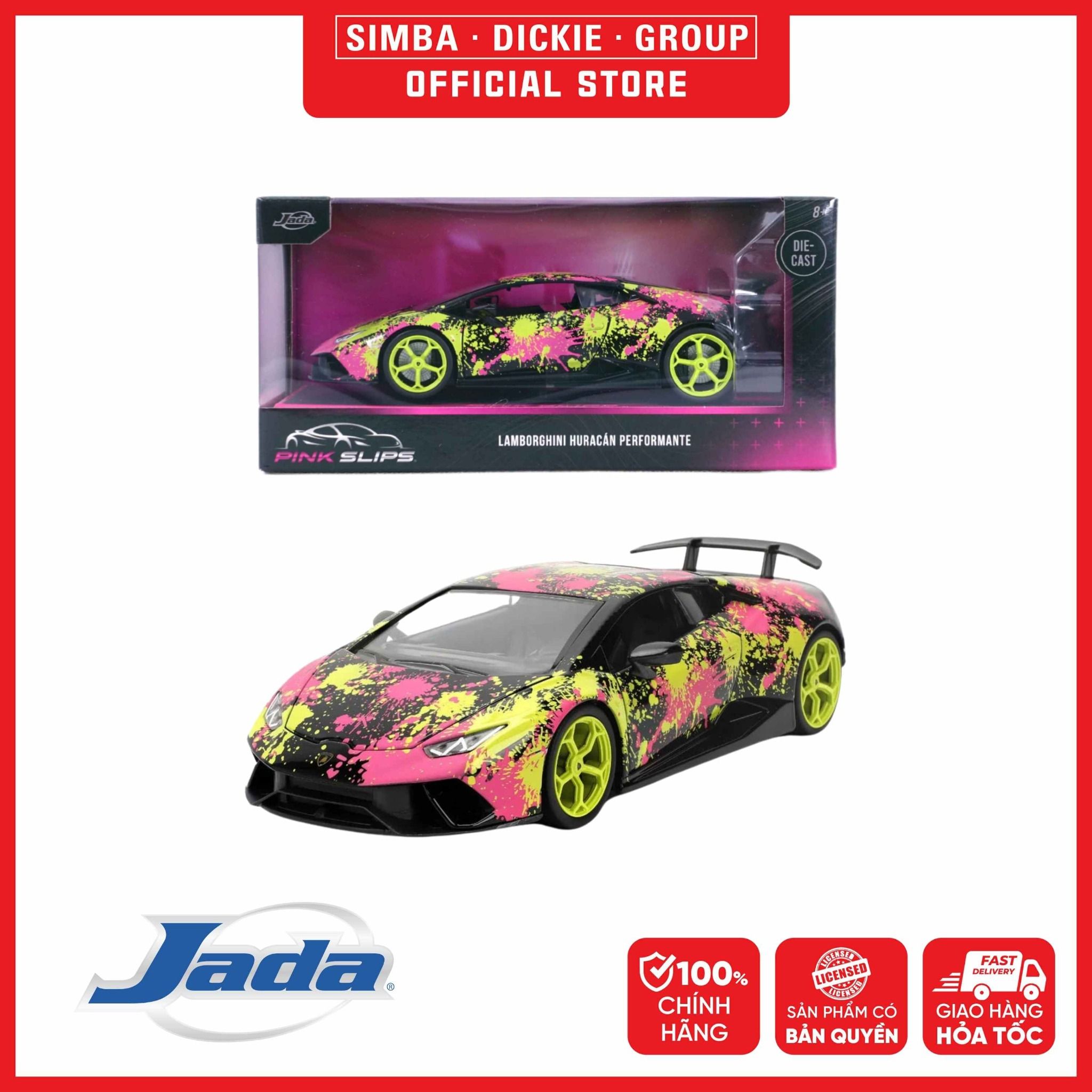  Đồ Chơi Xe Mô Hình JADA TOYS Pink Slips Lamborghini Huracan Performante 1:24 36008 - Simba Toys Vietnam 