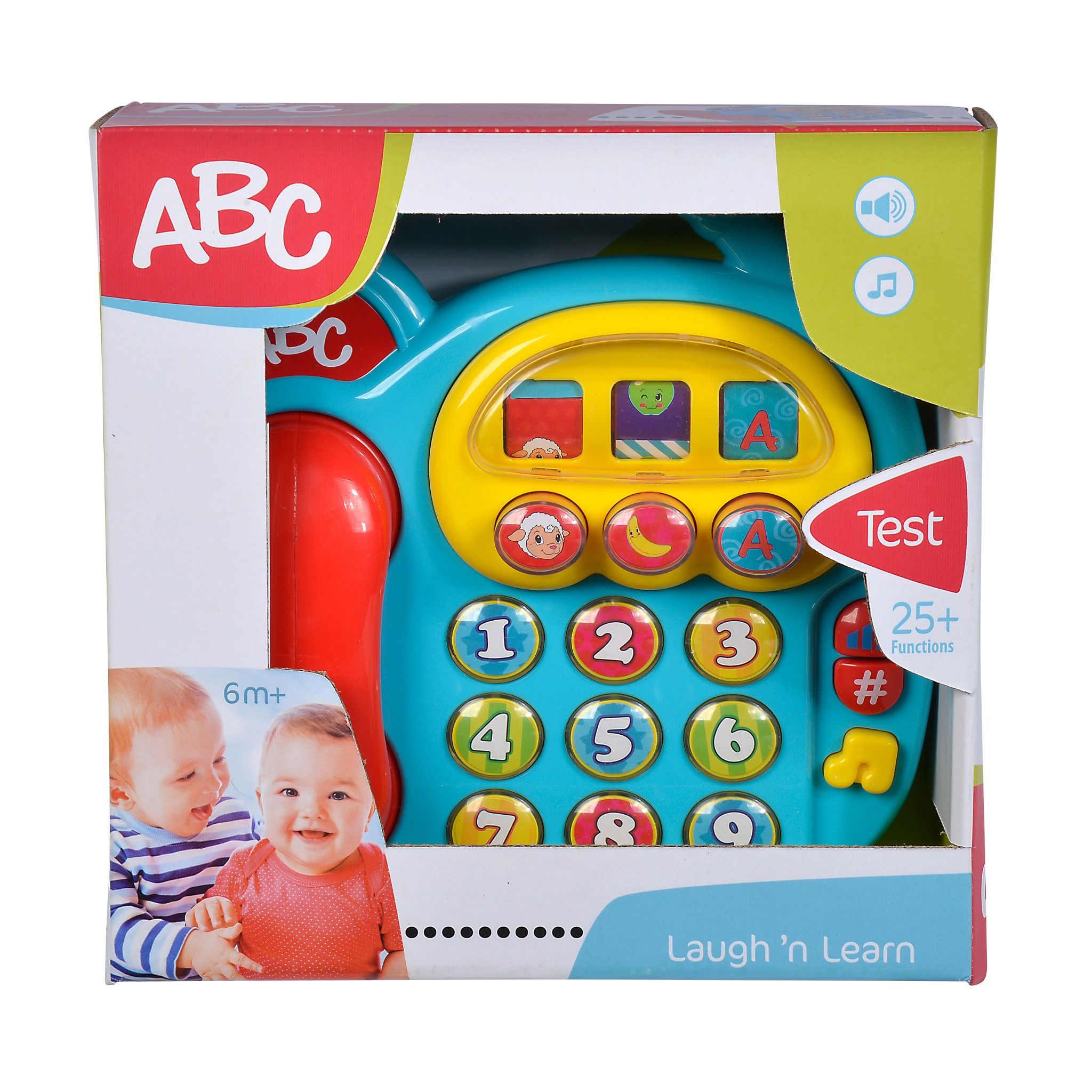  104010016 Đồ Chơi Trẻ Em ABC Telephone sắc màu 
