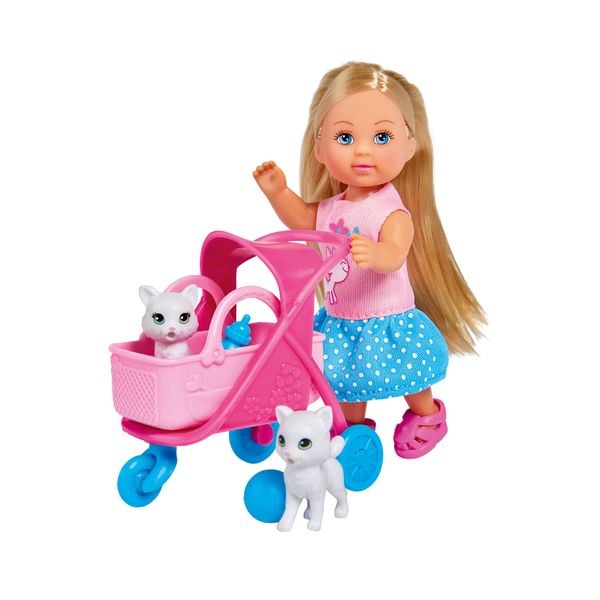  105733348 Đồ Chơi Búp Bê EVI LOVE Cat Buggy 