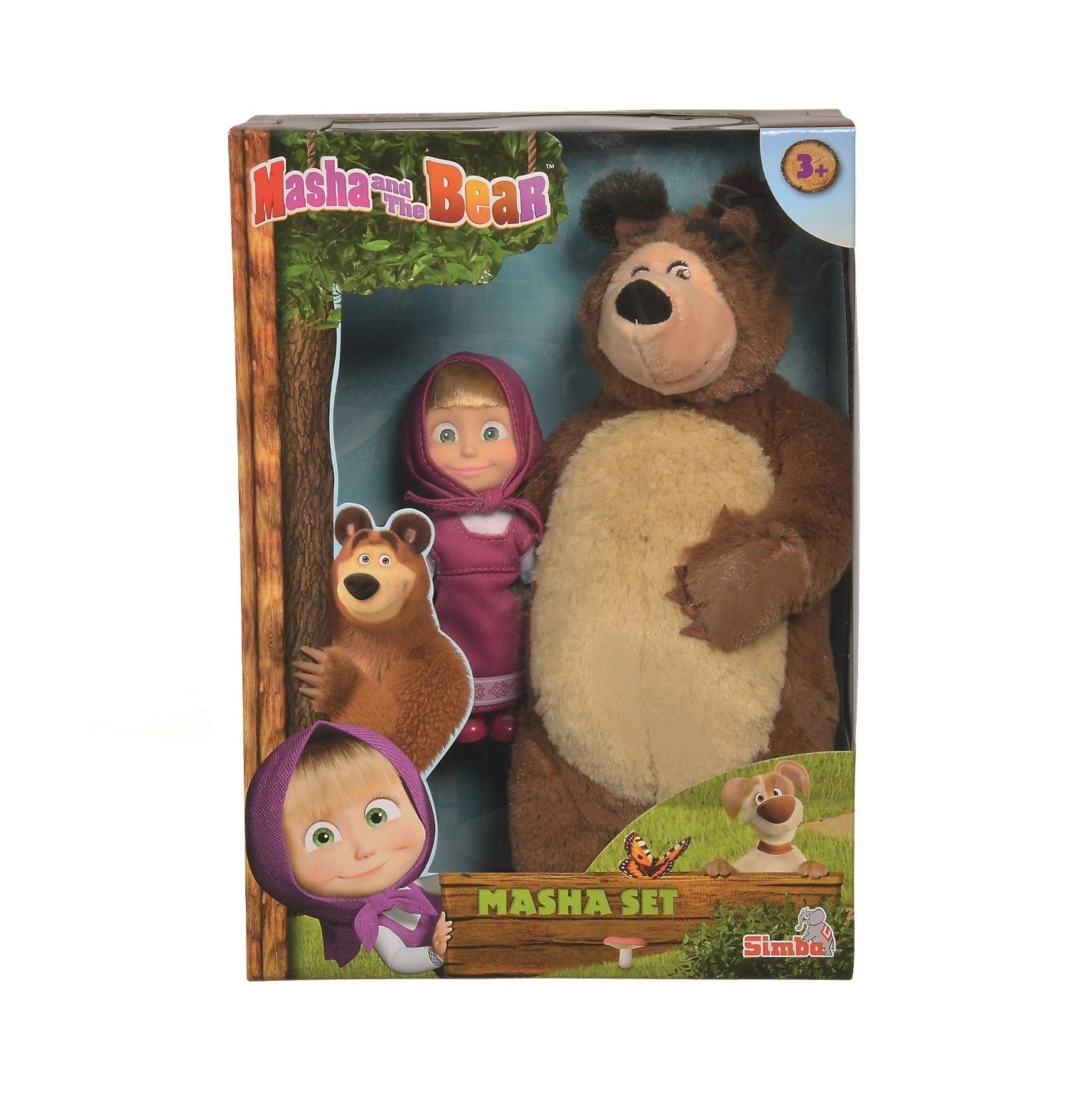  109301072 Bộ Đồ Chơi Búp Bê Và Gấu MASHA AND THE BEAR Masha Set 