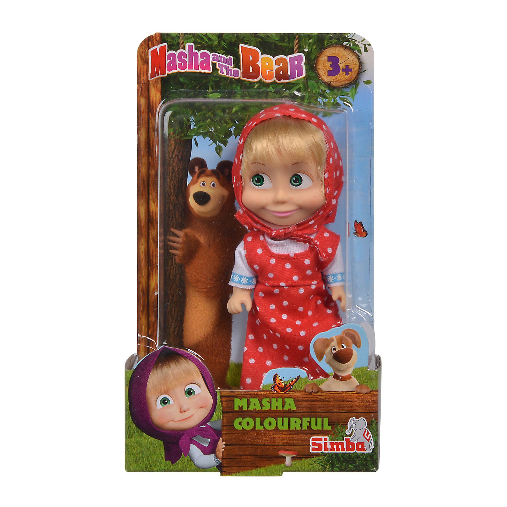  109301678 Đồ Chơi Búp Bê MASHA AND THE BEAR Masha Colourful 