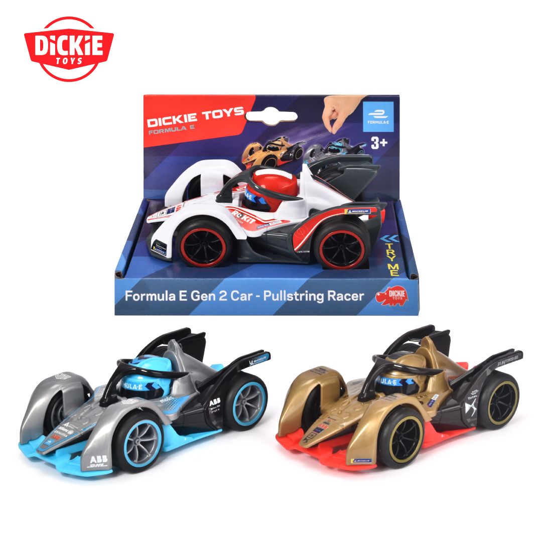  203162000 Đồ Chơi Xe Đua DICKIE TOYS Formula E - Pullstring Racer 